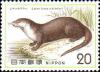 Colnect-608-795-Japanese-River-Otter-Lutra-lutra-whiteleyi.jpg