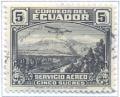 Colnect-2532-750-Plane-over-the-Chimborazo.jpg