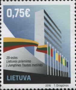 Colnect-4554-155-The-25th-Anniversary-of-Lithuanian-membership-in-the-UN.jpg