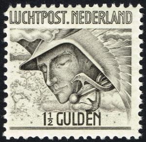 Colnect-2191-452-Mercury-head-over-Netherlands-landscape.jpg