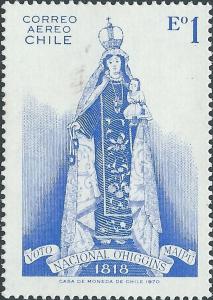 Colnect-3132-036-Virgen-del-Carmen-Patron-Saint-of-the-Chilean-army.jpg