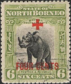 Colnect-3359-824-Sumatran-Rhinoceros---surcharged.jpg