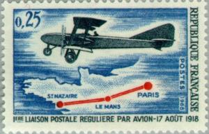 Colnect-144-621-First-Regular-Air-Mail-Service-Paris---Le-Mans---St-Nazaire.jpg