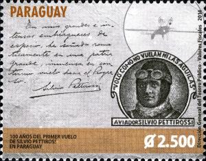 Colnect-2565-348-First-Flight-of-Silvio-Pettirossi-in-Paraguay.jpg