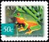 Colnect-2628-339-Orange-thighed-Tree-Frog-Litoria-xanthomera-.jpg