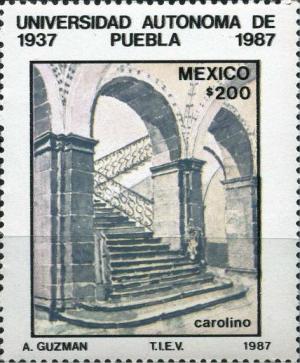 Colnect-2928-457-50th-Anniversary-of-the-Universidad-Autonoma-de-Puebla.jpg