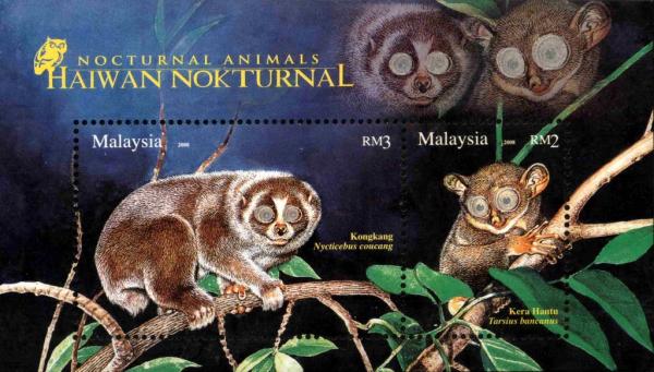 Colnect-3466-043-Horsefield--s-Tarsier-Tarsius-bancanus-Sunda-Slow-Loris-N.jpg