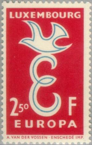 Colnect-133-930-Europa---Dove-over-Letter--E-.jpg