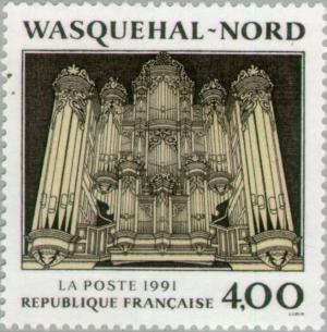 Colnect-146-025-Wasquehal---North-The-organ-case.jpg