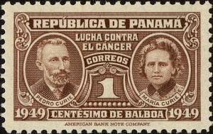 Colnect-2824-331-Cancer-research-fund---Pierre-and-Marie-Curie---dated-1949.jpg